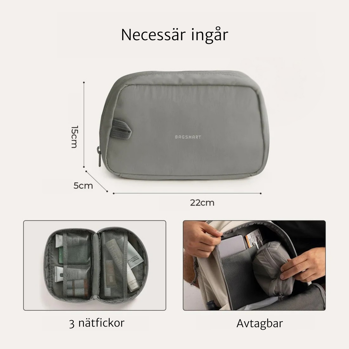 Soar ryggsäck 25L med necessär