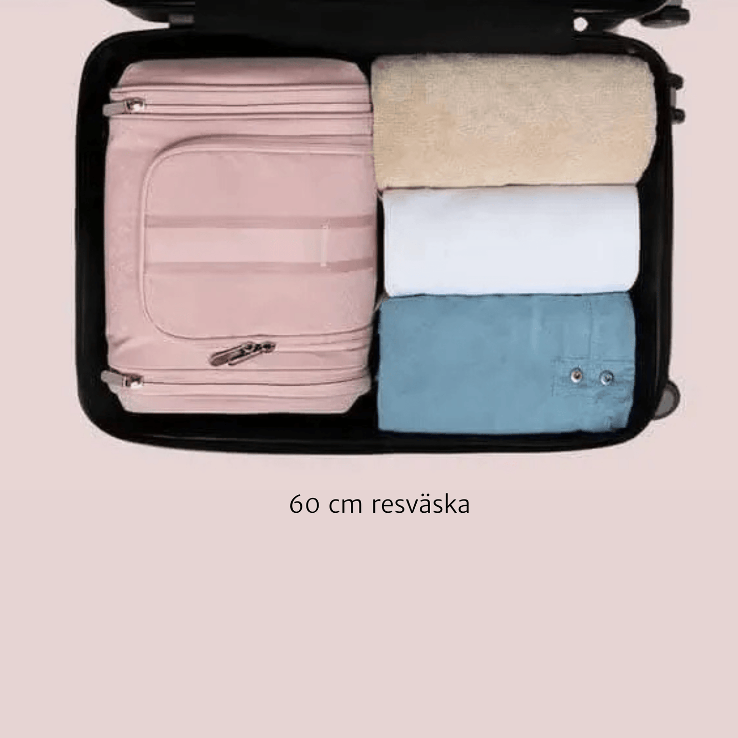 Atlas rosa, hängande necessär med krok (M, L) - Oorderly