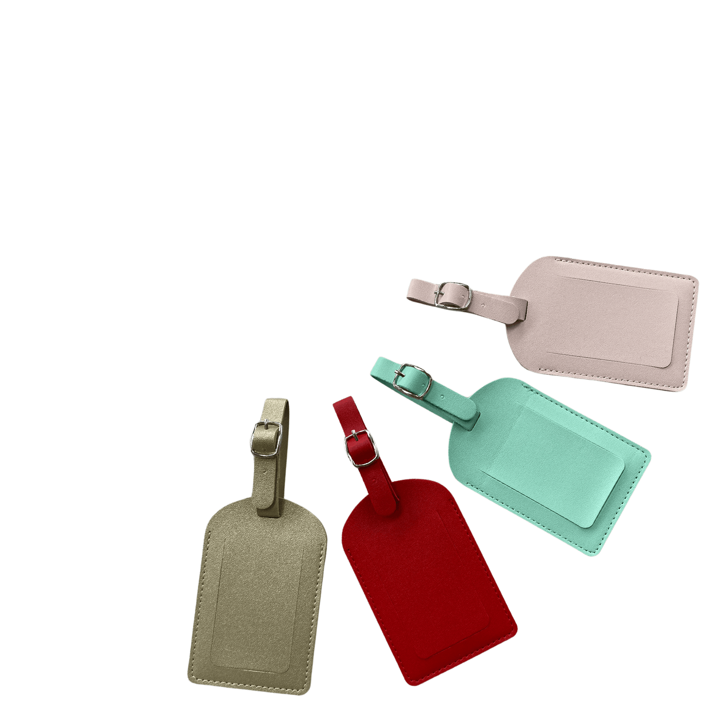 Bagagetaggar 2-pack, veganskt skinn - Oorderly