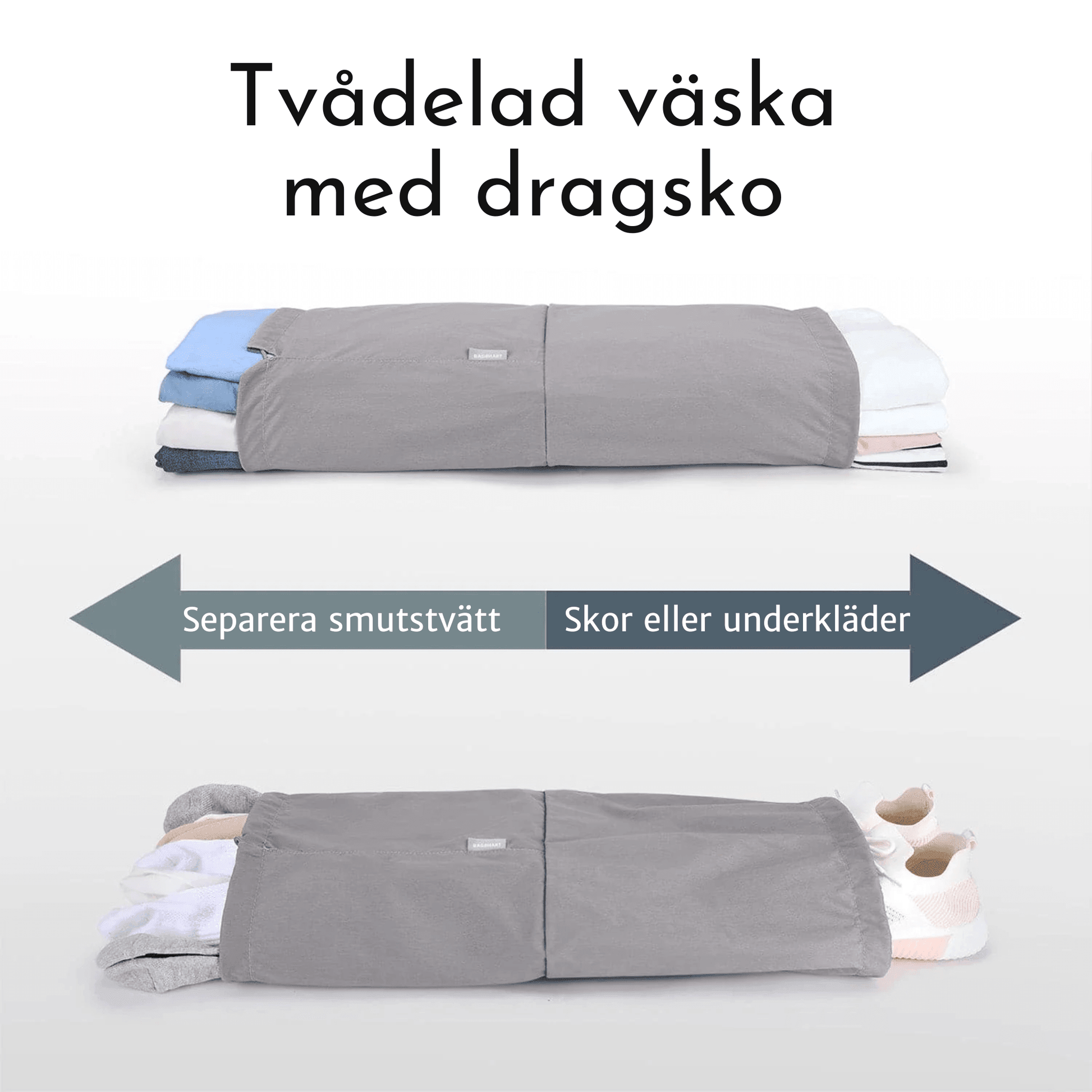 Packkuber 6 delar, kompression - Oorderly