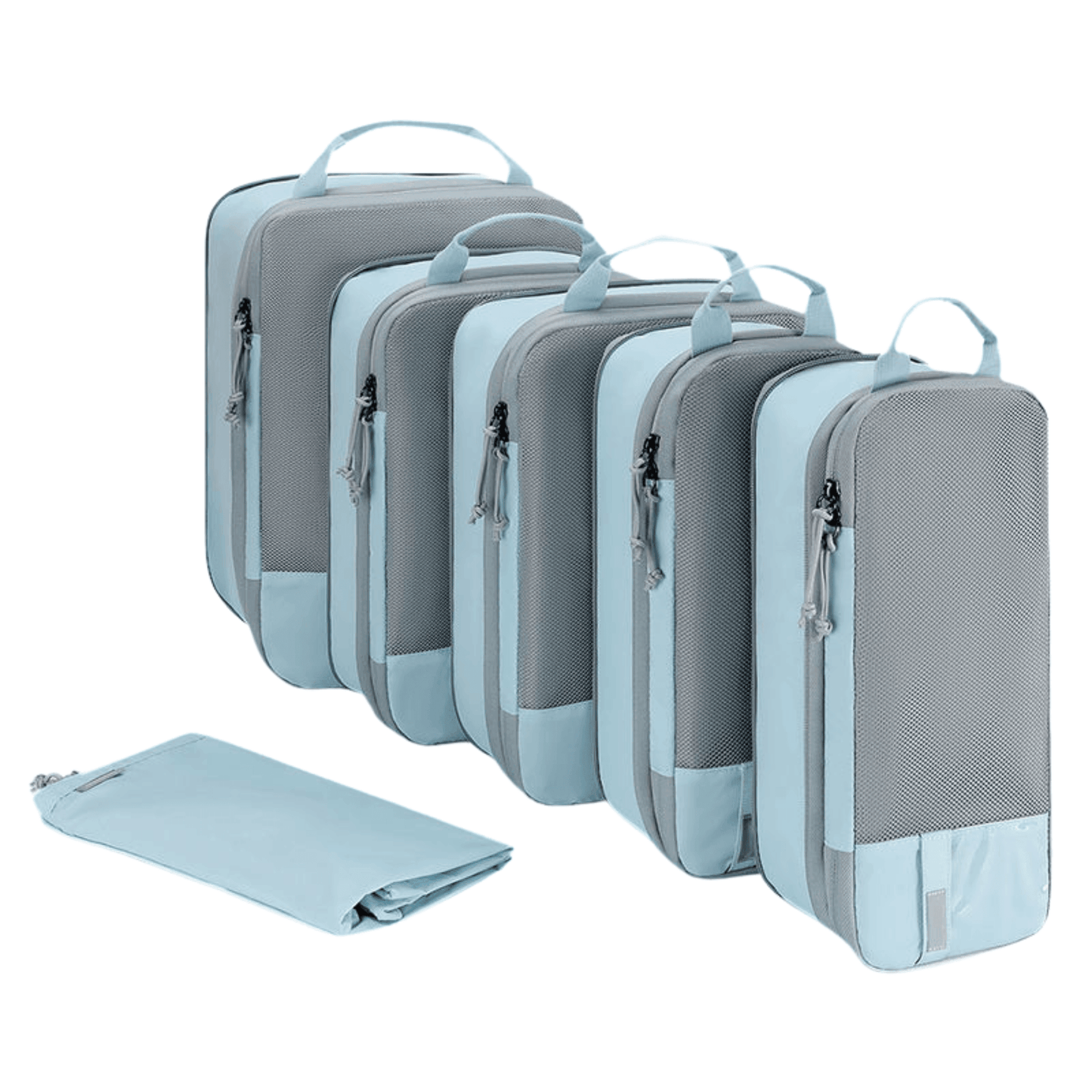 Packkuber 6 delar, kompression - Oorderly