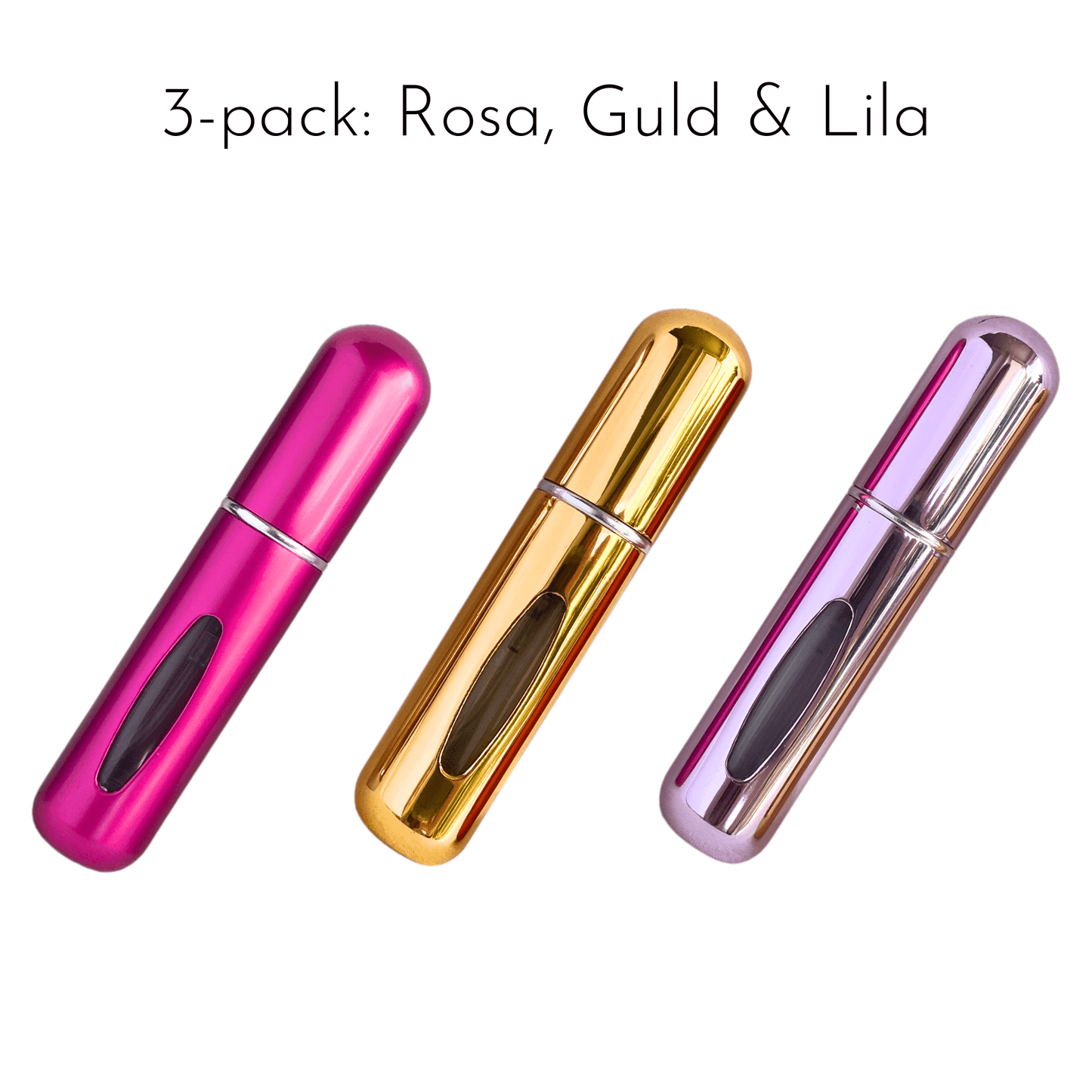 Påfyllningsbara parfymflaskor, mini, 2- eller 3-pack - Oorderly