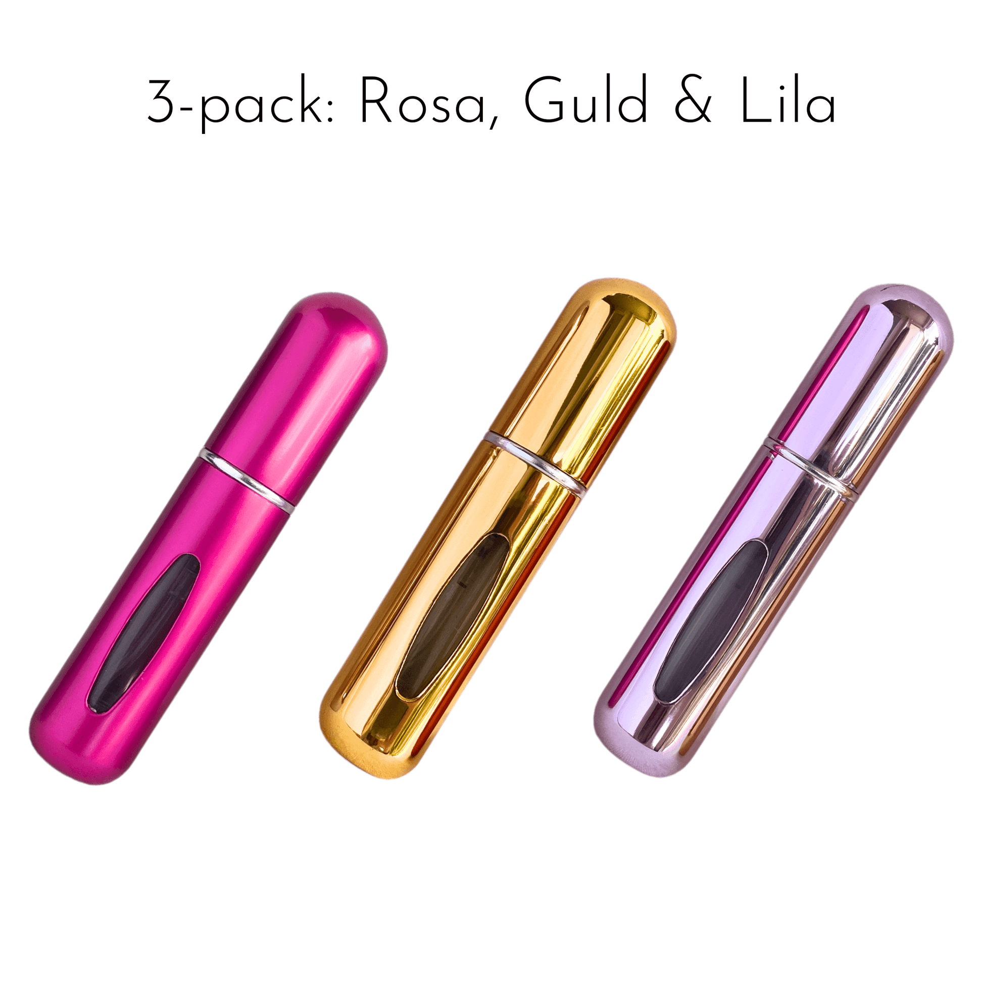 Påfyllningsbara parfymflaskor, mini, 2- eller 3-pack - Oorderly
