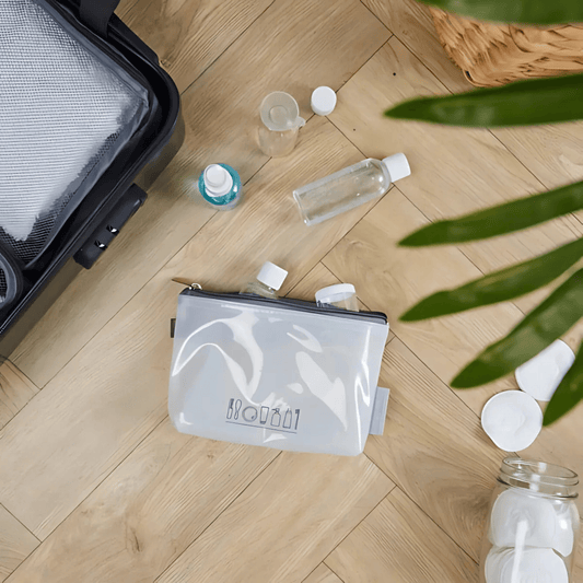 Påfyllningsbara resflaskor, kit med 7 delar - Oorderly