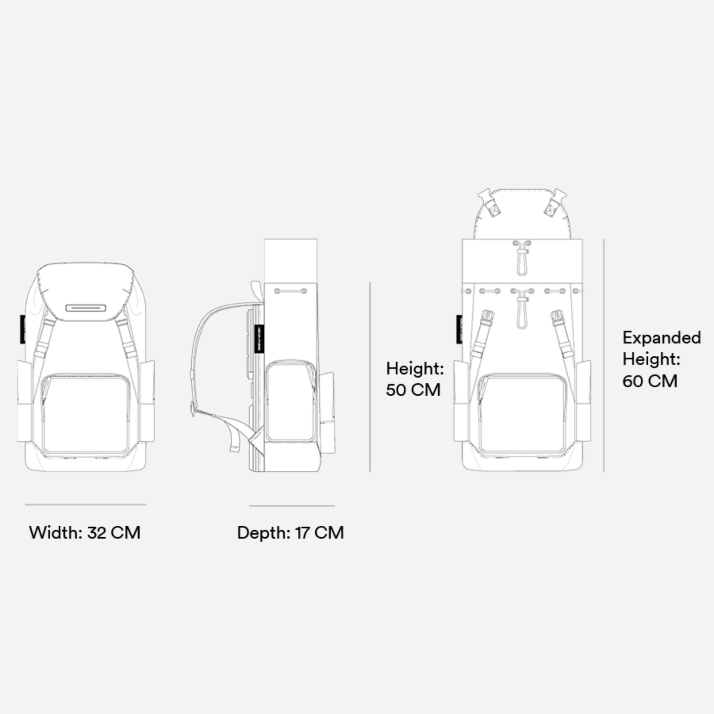 SoFo Backpack Travel, smart reseryggsäck - Oorderly