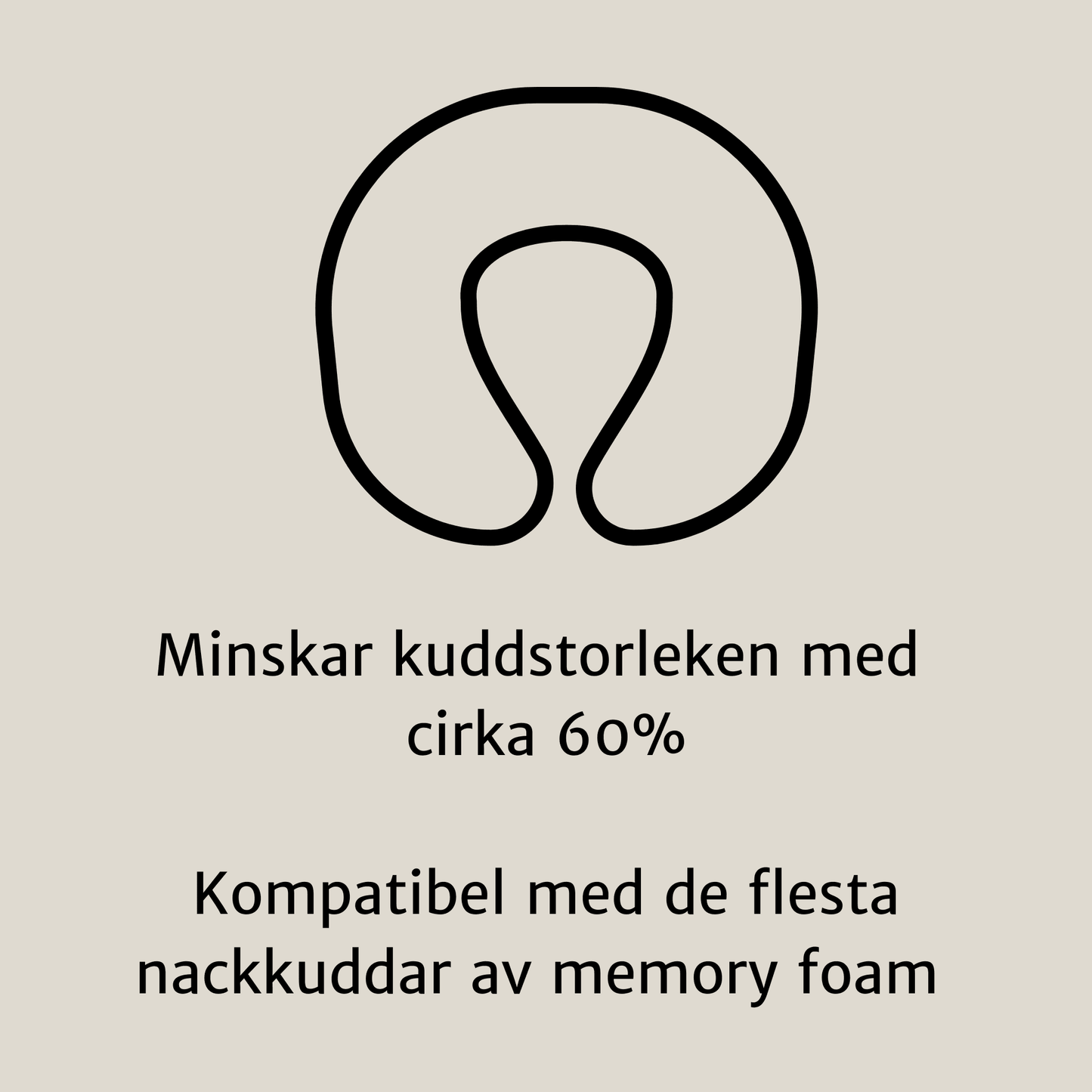Universal Pillow Packer - förvaringsväska för nackkudde - Oorderly