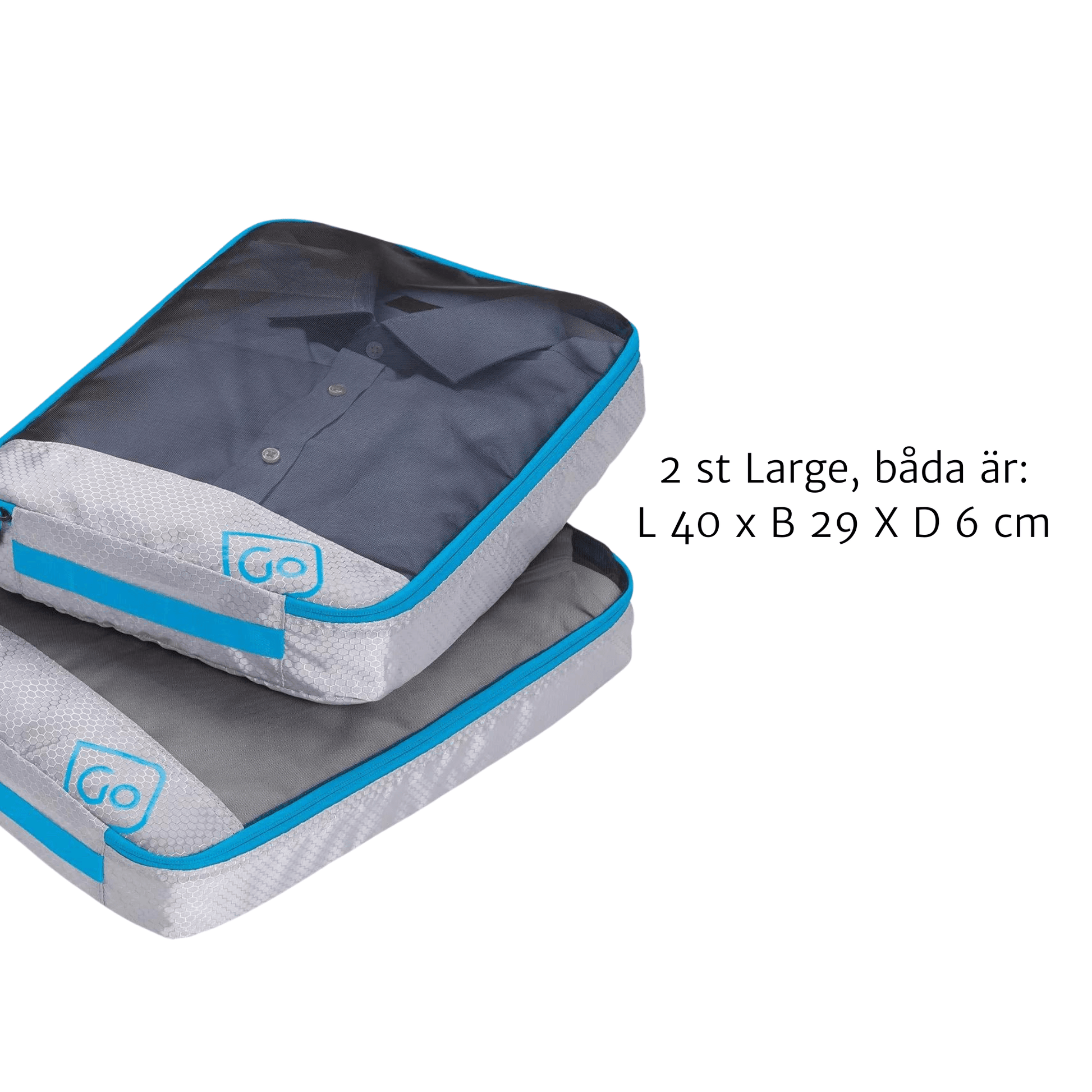 Packkuber 2 delar, stora - Oorderly