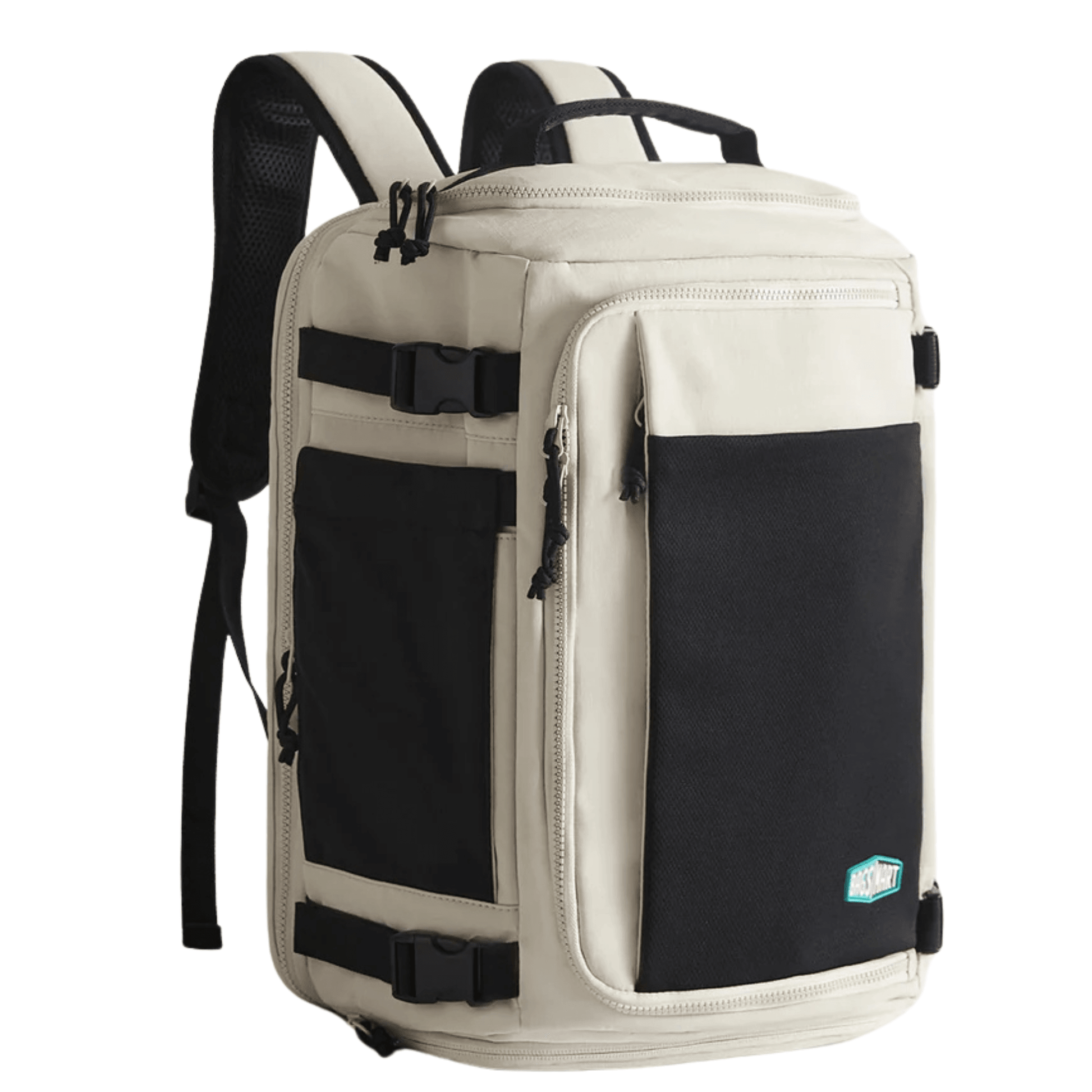 Quick access, smart ryggsäck för handbagage 28-38L - expanderbar m nätfickor - Oorderly