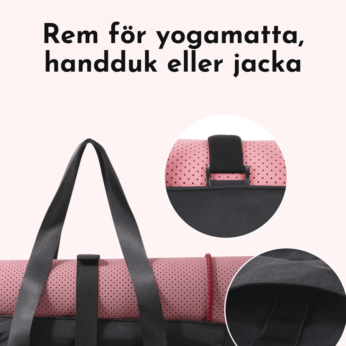 Tote bag med plats för yogamatta - Oorderly