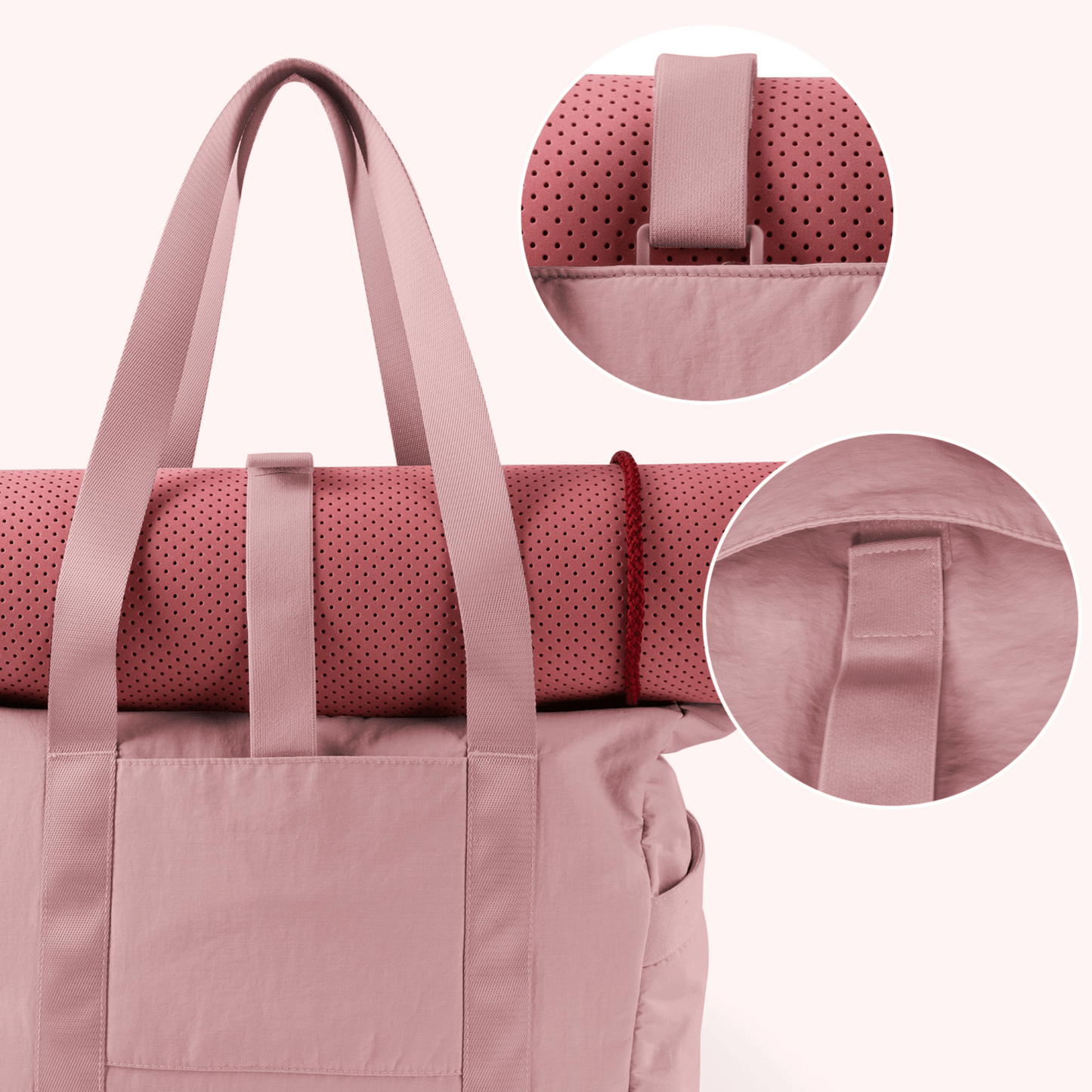 Tote bag med plats för yogamatta - Oorderly