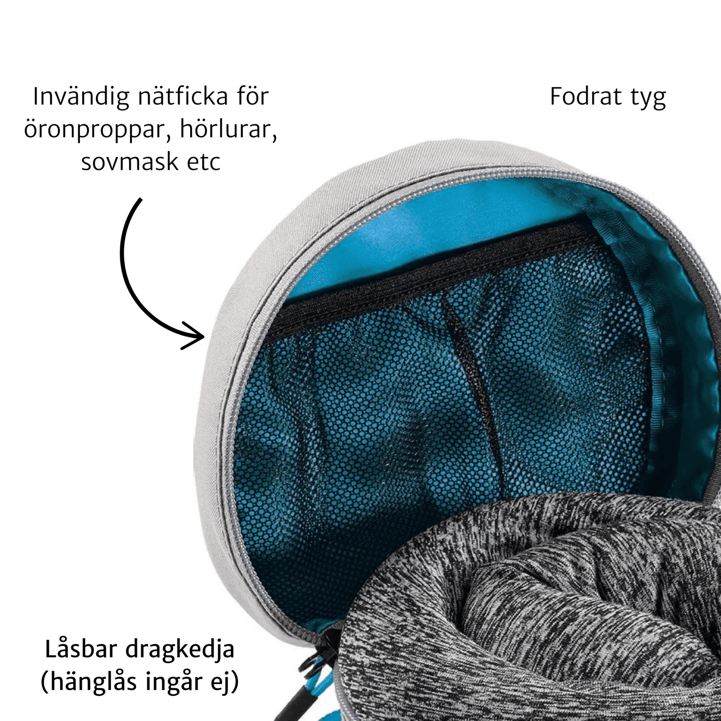 Universal Pillow Packer - förvaringsväska för nackkudde - Oorderly